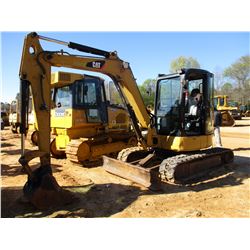 2010 CAT 305C CR MINI EXCAVATOR, VIN/SN:HWJ04512 - 6' STICK, 22" BUCKET, AUX HYD, BLADE, RUBBER TRAC