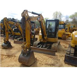 2008 CAT 304C CR MINI EXCAVATOR, VIN/SN:FPK03556 - 5' STICK, 24" BUCKET, HYD THUMB, AUX HYD, BLADE, 
