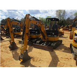 2015 CAT 303.5E2 CR MINI EXCAVATOR, VIN/SN:JWY00151 - 6' STICK, 12" BUCKET, AUX HYD, BLADE, CANOPY, 