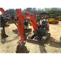 2014 KUBOTA KX71-3S MINI EXCAVATOR, VIN/SN:20368 - 4' 6" STICK, QUICK COUPLER, 18" BUCKET, HYD THUMB