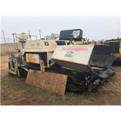 2000 CEDAR RAPIDS CR461 ASPHALT PAVER, VIN/SN:S-49452 - STRETCH 20 SCREED (ENGINE SKIPPING) (SOLD AB