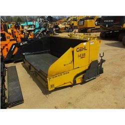 2003 GEHL 1438 ASPHALT PAVER, VIN/SN:KK0314019 - 8'-12' SCREED, KOHLER ENGINE, METER READING 2,722 H