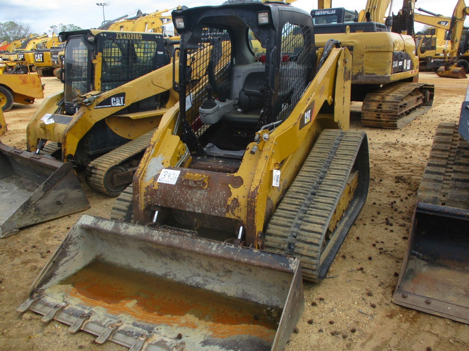 279c 2010 CAT 279C SKID STEER LOADER, VIN/SN:MBT01586 - CRAWLER, GP BUCKET ...
