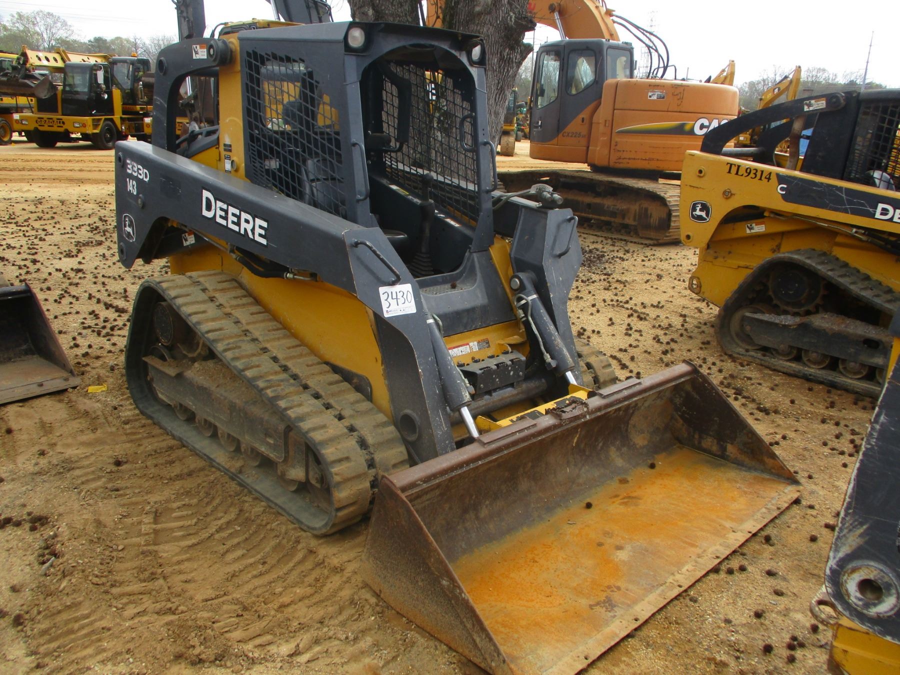 2013 JOHN DEERE 333D SKID STEER LOADER, VIN/SN:237040 - CRAWLER, GP ...