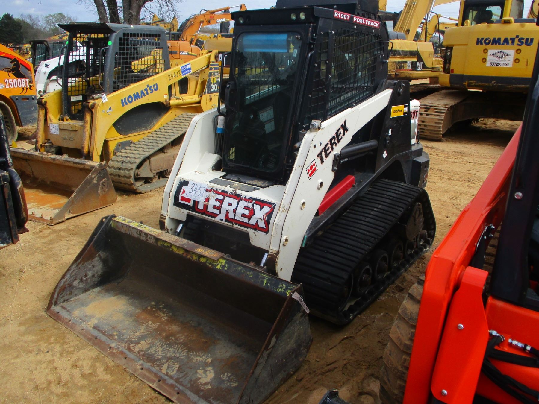 2014 TEREX R190T SKID STEER LOADER, VIN/SN4WS00345 CRAWLER, GP
