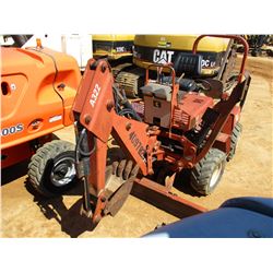 DITCH WITCH 3700DD TRENCHER, VIN/SN:3W0055 - 4X4, A322 BACKHOE ATTACH, 5' REAR TRENCHER, 12" BUCKET,