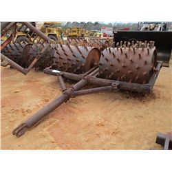 48" DOUBLE DRUM SHEEPFOOT ROLLER (COUNTY OWNED)