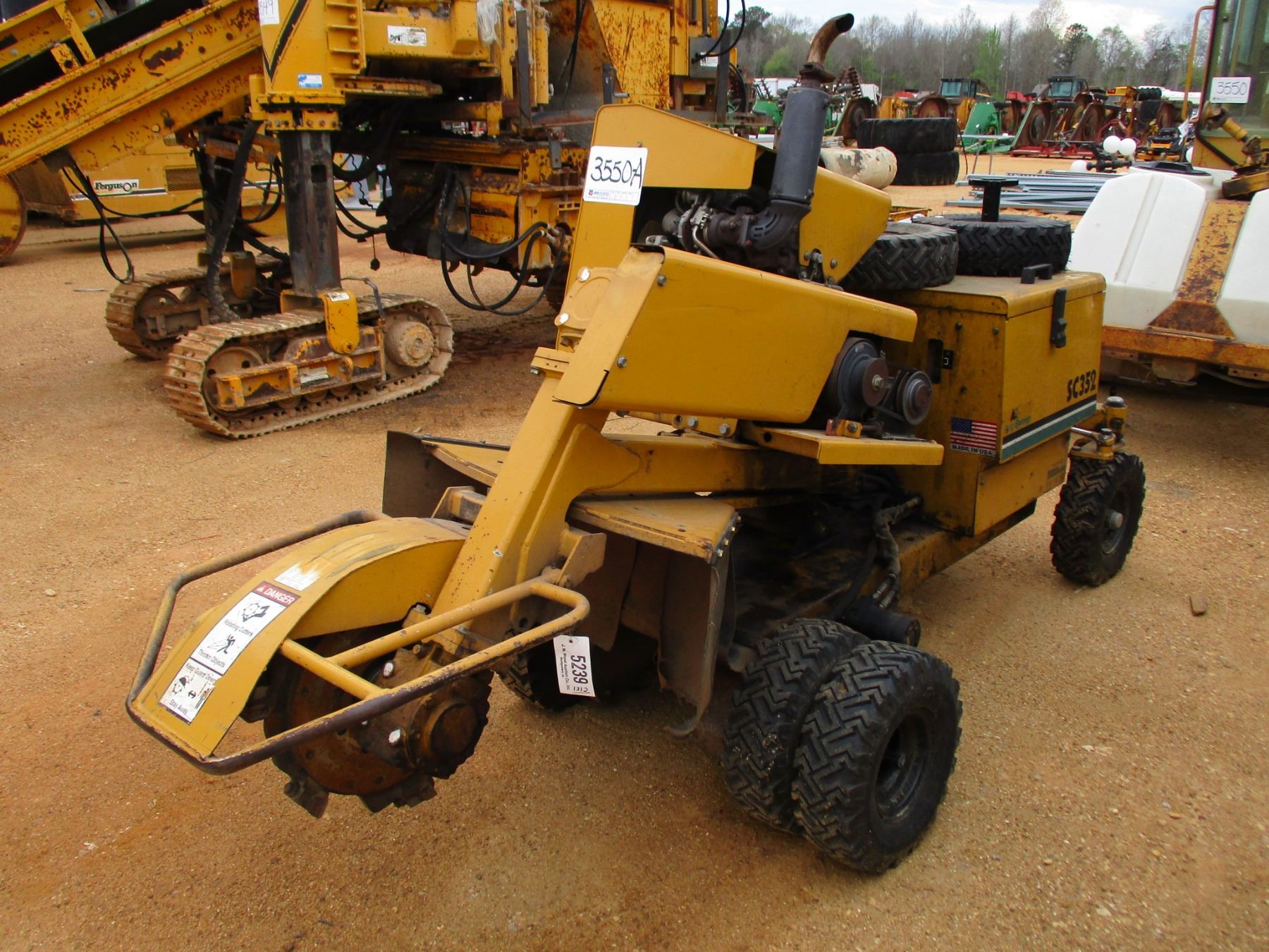 VERMEER SC352 STUMP GRINDER (DOES NOT RUN) - J.M. Wood Auction Company ...