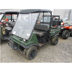 MULE 2510 SIDE BY SIDE ATV, - 4X4, GAS ENGINE, CANOPY, DUMP BED, METER READING 1,647 HOURS