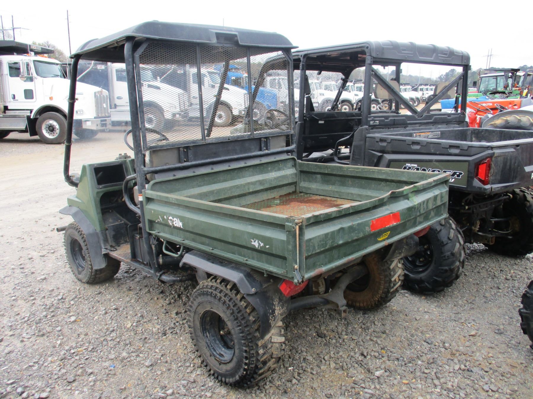 MULE 2510 SIDE BY SIDE ATV, 4X4, GAS ENGINE, CANOPY, DUMP BED, METER READING 1,647 HOURS J.M