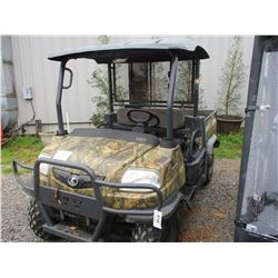 KUBOTA TRV 900 VIN/SN:51346 -4X4, DIESEL ENGINE, CANOPY, WINCH, DUMP BODY, METER READING 1,119