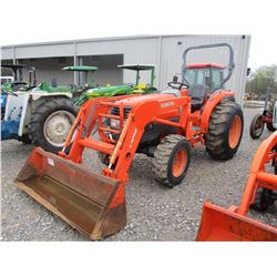 KUBOTA L3130HST FARM TRACTOR, VIN/SN:41323 - MFWD, 3 PTH, PTO, KUBOTA LA723 FRONT LOADER ATTACH, GP 