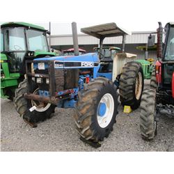 1991 FORD 6640 FARM TRACTOR, VIN/SN:BC70E0 - MFWD, 3 PTH, PTO, CANOPY
