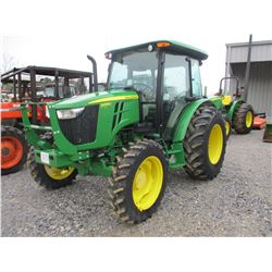 2013 JOHN DEERE 5055E FARM TRACTOR, VIN/SN:400394 - MFWD, 3 PTH, PTO, 1 REMOTE, ECAB W/AIR, 16.9-28 