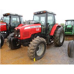 2007 MASSEY FERGUSON 5465 FARM TRACTOR, VIN/SN:R292045 - MFWD 3 PTH, PTO, 3 REMOTES, ECAB W/AIR, 18.