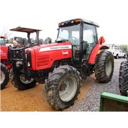 2008 MASSEY FERGUSON 5465 FARM TRACTOR, VIN/SN:S010042 - MFWD, 3 PTH, PTO, 3 REMOTES, ECAB W/AIR, 18