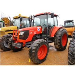 KUBOTA M108S FARM TRACTOR, VIN/SN:70929 - MFWD, 3 PTH, PTO, 3 REMOTES, ECAB W/AIR, 18.4.34 TIRES, ME