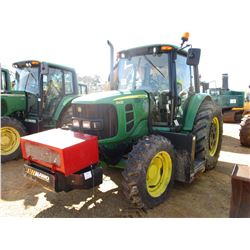 2012 JOHN DEERE 6430 FARM TRACTOR, VIN/SN:707894 - MFWD, 3 PTH, PTO, 2 REMOTES, ALAMO MAVERICK 60 SI
