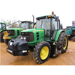 2011 JOHN DEERE 6430 FARM TRACTOR, VIN/SN:680973 - MFWD, 3 PTH, PTO, 2 REMOTES, ALAMO 60 SIDE MOUNTE