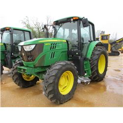 2013 JOHN DEERE 6125M FARM TRACTOR, VIN/SN:784826 - MFWD, 3 PTH, PTO, 3 REMOTES, ECAB W/AIR, 18.4R34
