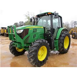 2013 JOHN DEERE 6125M FARM TRACTOR, VIN/SN:784575 - MFWD, 3 PTH, PTO, 3 REMOTES, ECAB W/AIR, 18.4-34