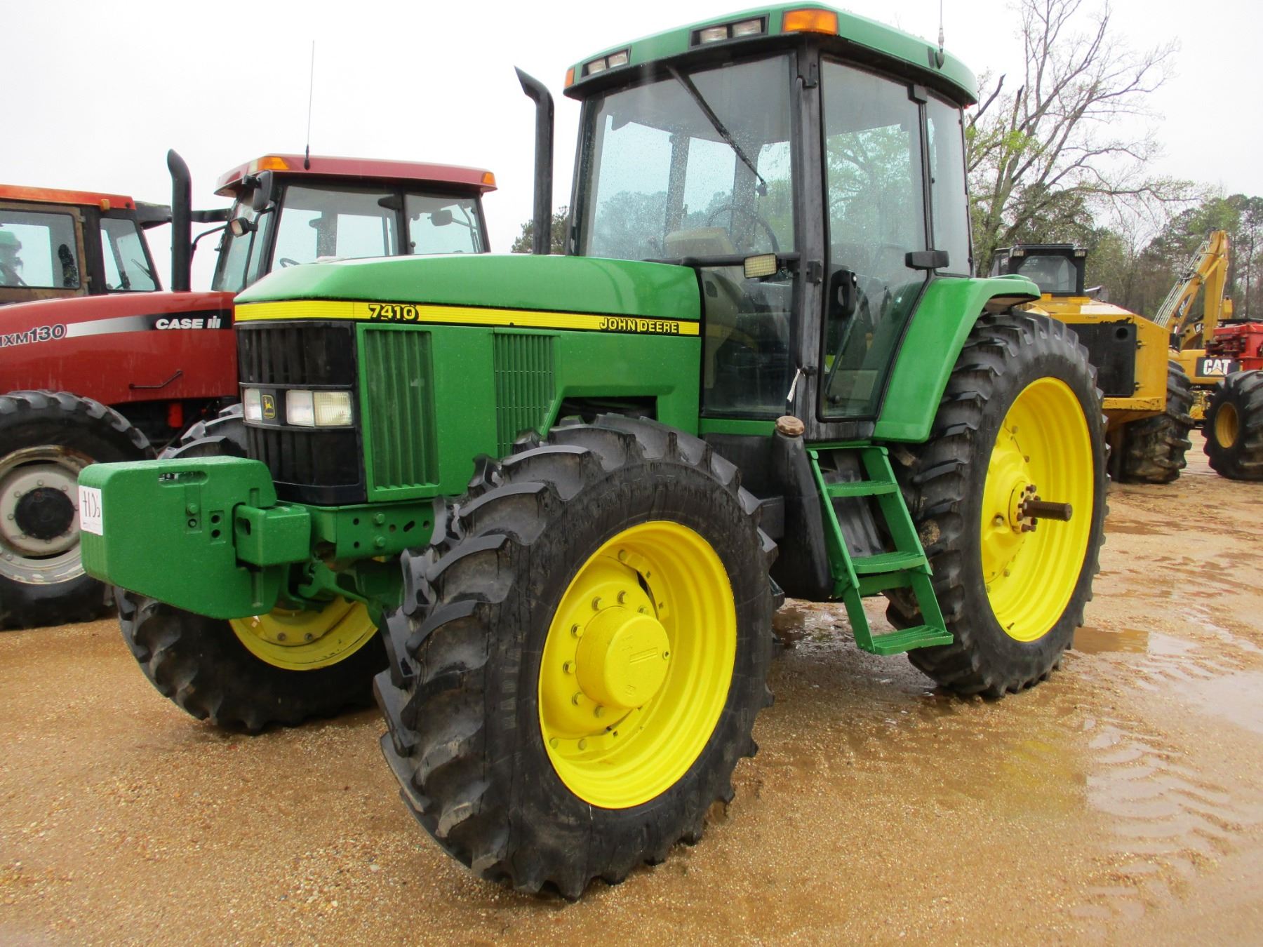 1998 JOHN DEERE 7410 FARM TRACTOR, VIN/SN010415 MFWD, 3 PTH, PTO, 2 REMOTES, ECAB W/AIR, 14.9R46 1998 JOHN DEERE 7410 FARM TRACTOR, VIN/SN010415 MFWD, 3 PTH, PTO, 2 REMOTES, ECAB W/AIR, 14.9R46