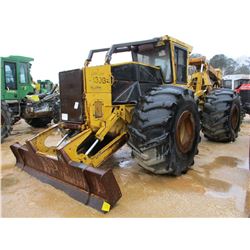 2001 TIGERCAT 630B SKIDDER, VIN/SN:6301353 - GRAPPLE, DUAL ARCH, WINCH, ECAB W/AIR, 35.5-32 TIRES, M
