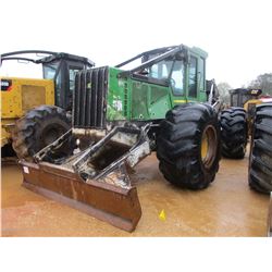 2008 JOHN DEERE 648H SKIDDER, VIN/SN:618174 - GRAPPLED, DUAL ARCH, WINCH, ECAB W/AIR, 30.5L-32 TIRES