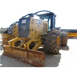 2015 CAT 525D SKIDDER, VIN/SN:GKP00124 - GRAPPLE, SINGLE ARCH, WINCH, ECAB W/AIR, 30.5L32 TIRES, MET