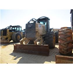 2015 CAT 525D SKIDDER, VIN/SN:GKP00175 - GRAPPLE, SINGLE ARCH, WINCH, ECAB W/AIR, 30.5L32 TIRES, MET