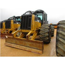 2011 CAT 525C SKIDDER, VIN/SN:52501405 - GRAPPLE, SINGLE ARCH, WINCH, ECAB W/AIR, 30.5L-32 TIRES, ME