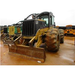 2005 CAT 525B SKIDDER, VIN/SN:3KZ01994 - GRAPPLE, DUAL ARCH, ECAB W/AIR, 30.5L-32 TIRES, METER READI