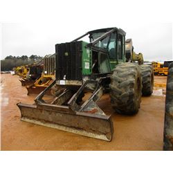 2006 JOHN DEERE 648GII SKIDDER, VIN/SN:605994 - SINGLE ARCH, WINCH, ECAB, 30.5-32 TIRES, METER READI