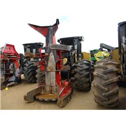 2014 CAT 563C FELLER BUNCHER, VIN/SN:W6300128 - CAT SC-57 SAW HEAD, ECAB W/AIR, 28L-26 TIRES, METER 
