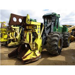 2013 JOHN DEERE 643K FELLER BUNCHER, VIN/SN:656429 - FD45 SAW HEAD, ECAB W/AIR, 28L-26 TIRES, ECAB W