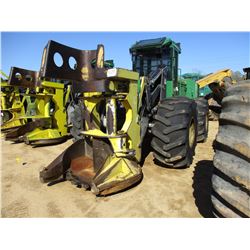 2011 JOHN DEERE 643K FELLER BUNCHER, VIN/SN:632842 - SAW HEAD, ECAB W/AIR, 28L-26 TIRES, METER READI
