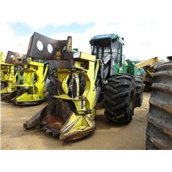2014 JOHN DEERE 643K FELLER BUNCHER, VIN/SN:663372 - JOHN DEERE SAW HEAD, ECAB W/AIR, 28L-26 TIRES, 