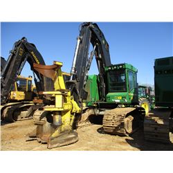 2012 JOHN DEERE 753J TRACK FELLER BUNCHER, - KOEHRING SAW HEAD, ECAB W/AIR, METER READING 7,373 HOUR