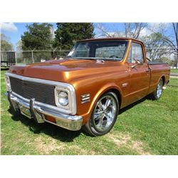 CHEVROLET CHEYANNE SUPRA PICK UP, VIN/SN:CCE142F356936 - GAS ENGINE, A/T, BED COVER, ODOMETER READIN