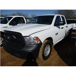 2015 DODGE RAM 1500 PICKUP, VIN/SN:1C6RR6FG6ES350370 - CREW CAB, V8 GAS ENGINE, A/T, ODOMETER READIN