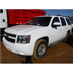 2012 CHEVROLET TAHOE VIN/SN:1GN5CBE01CR181377 - GAS ENGINE, A/T, ODOMETER READING 65,393 MILES