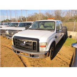 2008 FORD F250 PICKUP, VIN/SN:1FTSW20528EE33137 - CREW CAB, V8 GAS ENGINE, A/T, ODOMETER READING 143