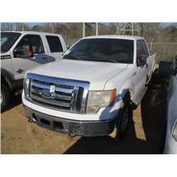 2010 FORD F150 PICKUP, VIN/SN:1FTFX1EV1AKB70227 - 4X4, EXTENDED CAB, V8 GAS ENGINE, A/T, ODOMETER RE