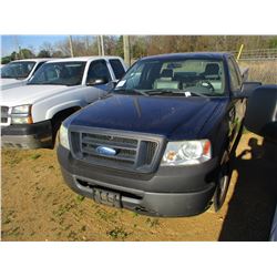 2008 FORD F150 PICK UP, VIN/SN:1FTRF12W48KC52198 - EXTENDED CAB, V8 GAS ENGINE, A/T, TOOL BOX, ODOME