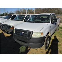 2005 FORD F150 PICK UP, VIN/SN:1FTRX14W75NB66873 - 4X4 EXT CAB, V8 GAS ENGINE, A/T, ODOMETER READING