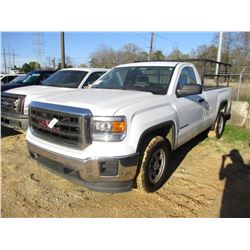 2014 GMC SERRA VIN/SN:1GTN1TEHXEZ128591 - V8 GAS ENGINE, A/T, REAR LADDER RACK, ODOMETER READING 105