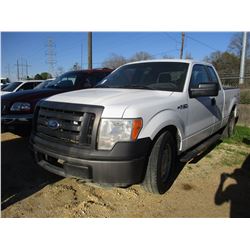 2011 FORD F150 VIN/SN:1FTEX1EMXBFB46859 - 4X4, EXT CAB, V8 GAS ENGINE, A/T, ODOMETER READING 140,188