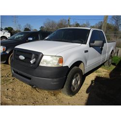 2007 FORD F150 VIN/SN:1FTPX14V87NA68064 - 4X4, EXT CAB, V8 GAS ENGINE, A/T, ODOMETER READING 231,384