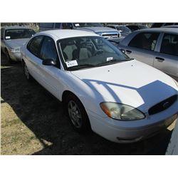 2005 FORD TAURUS VIN/SN:1FAFP53UX5A309290 - GAS ENGINE, A/T (STATE OWNED)