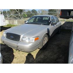 2008 FORD CROWN VICTORIA VIN/SN:2FAHP71V88X159580 - V8 GAS ENGINE, A/T (STATE OWNED)